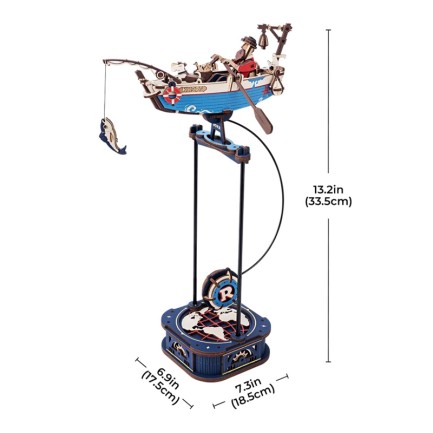 ROKR MCD02 Ocean Fisher Balance Toy 3D Puzzle - Thumbnail