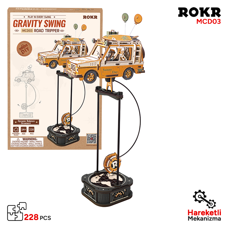 ROKR MCD03 Road Tripper Balance Toy 3D Puzzle