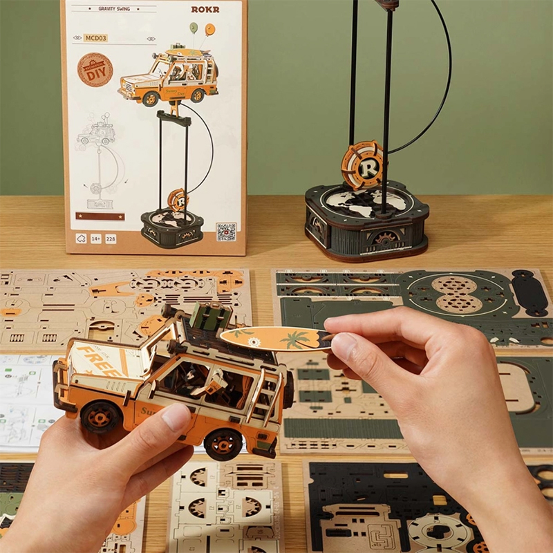 ROKR MCD03 Road Tripper Balance Toy 3D Puzzle