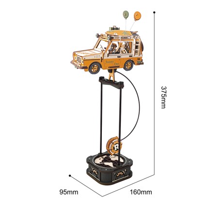 ROKR MCD03 Road Tripper Balance Toy 3D Puzzle - Thumbnail