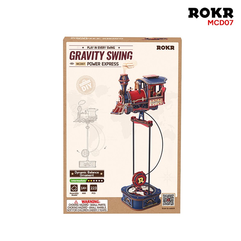 ROKR MCD07 Power Express 3D Wooden Puzzle