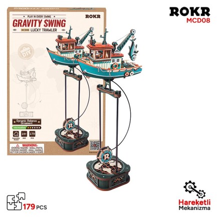 ROKR - ROKR MCD08 Lucky Trawler 3D Wooden Puzzle