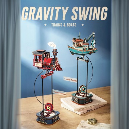 ROKR MCD08 Lucky Trawler 3D Wooden Puzzle - Thumbnail