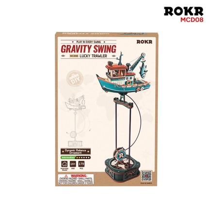 ROKR MCD08 Lucky Trawler 3D Wooden Puzzle - Thumbnail