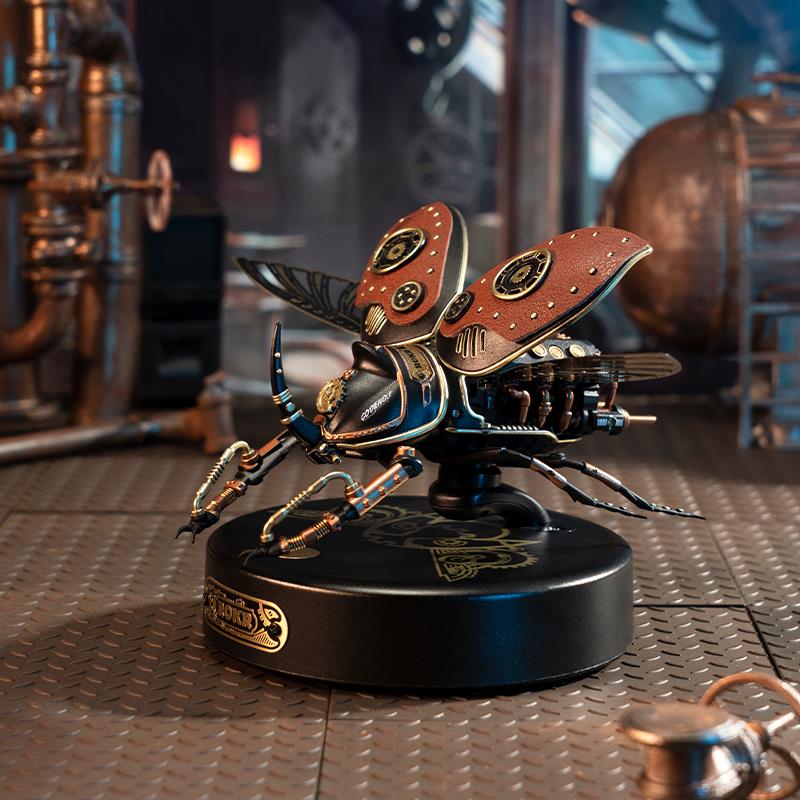 ROKR MI01 Rhinoceros Beetle DIY Mechanical 3D Puzzle