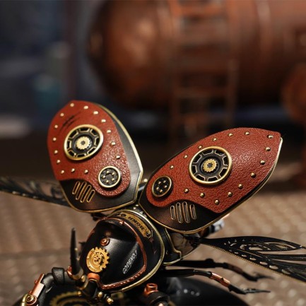 ROKR MI01 Rhinoceros Beetle DIY Mechanical 3D Puzzle - Thumbnail