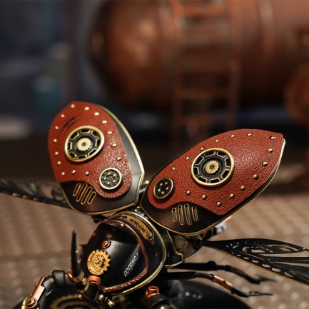 ROKR MI01 Rhinoceros Beetle DIY Mechanical 3D Puzzle - Thumbnail