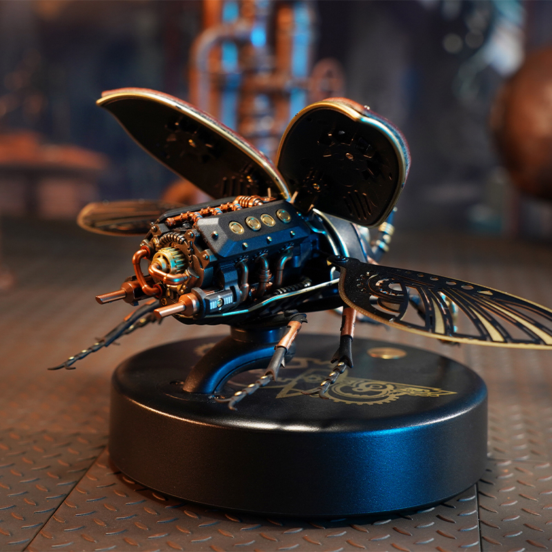 ROKR MI01 Rhinoceros Beetle DIY Mechanical 3D Puzzle