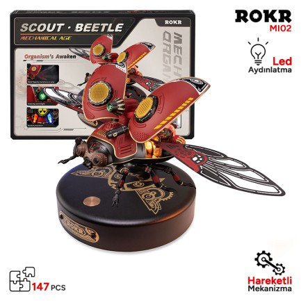 ROKR - ROKR MI02 Scout Beetle DIY Mechanical 3D Puzzle