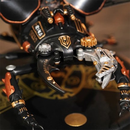 ROKR MI03 Stag Beetle DIY Mechanical 3D Puzzle Maket Model Seti 3D Model Kit Detaylı Dekoratif Hobi Seti Hareketli ve Işıklı - Thumbnail