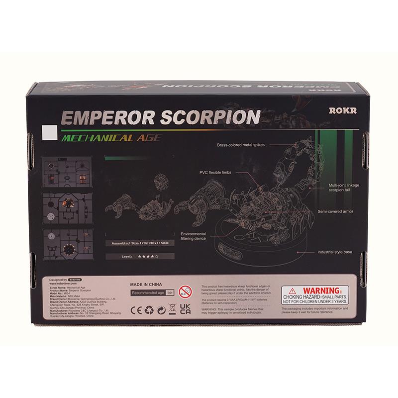ROKR MI04 Emperor Scorpion DIY Mechanical 3D Puzzle