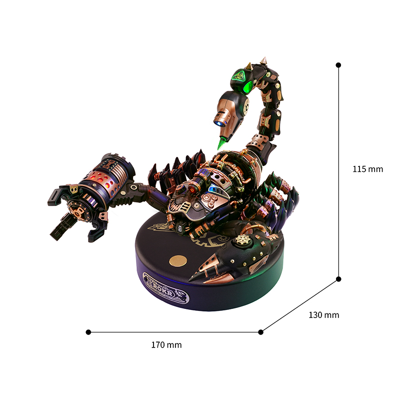 ROKR MI04 Emperor Scorpion DIY Mechanical 3D Puzzle