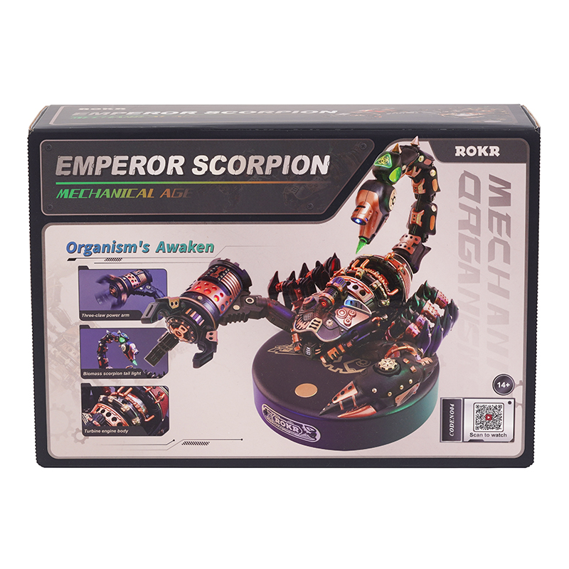ROKR MI04 Emperor Scorpion DIY Mechanical 3D Puzzle