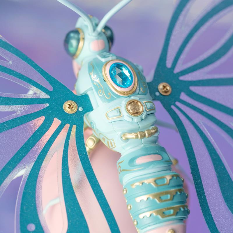 ROKR MI05P Butterfly Pink DIY Mechanical 3D Puzzle
