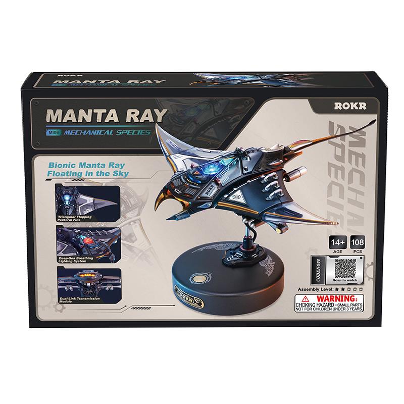 ROKR MI06 Manta Ray DIY Mechanical 3D Puzzle