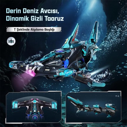 ROKR MI07 Hammerhead Shark 3D Wooden Puzzle - Thumbnail