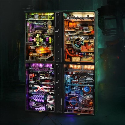 ROKR MR01S The Last City Marble Run Mechanical 3D Puzzle - Thumbnail