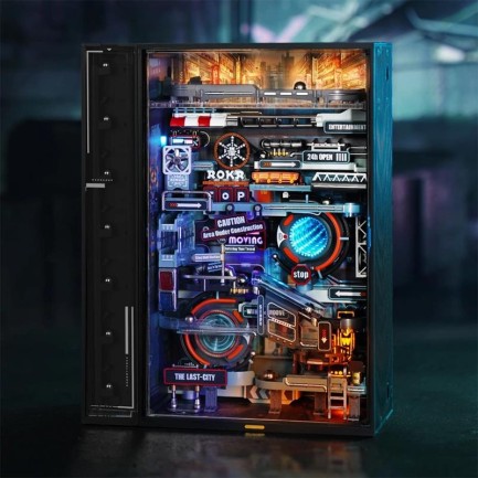 ROKR MR01S The Last City Marble Run Mechanical 3D Puzzle - Thumbnail