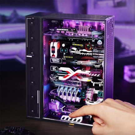 ROKR MR02S The Future City Marble Run Mechanical 3D Puzzle - Thumbnail