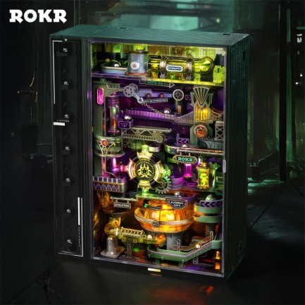 ROKR MR04S Alchemy City 3D Wooden Puzzle - Thumbnail
