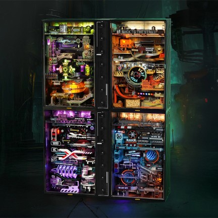 ROKR MR04S Alchemy City 3D Wooden Puzzle - Thumbnail
