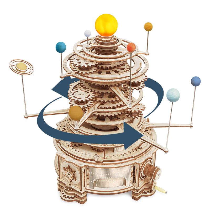 ROKR ST001 Mechanical Orrery 3D Wooden Puzzle