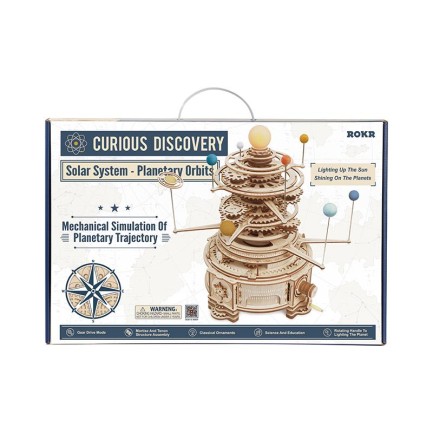ROKR ST001 Mechanical Orrery 3D Wooden Puzzle - Thumbnail