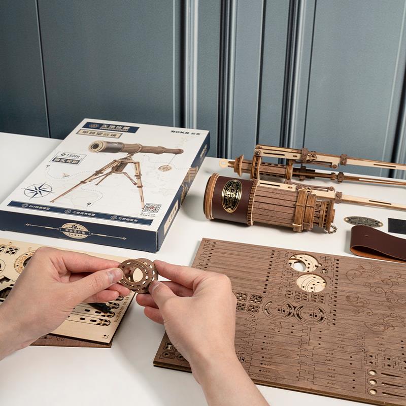 ROKR ST004 Monocular Telescope 3D Wooden Puzzle