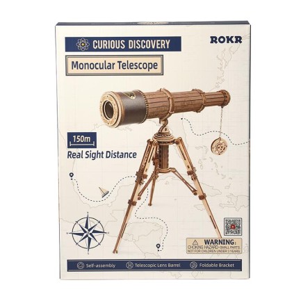 ROKR ST004 Monocular Telescope 3D Wooden Puzzle - Thumbnail