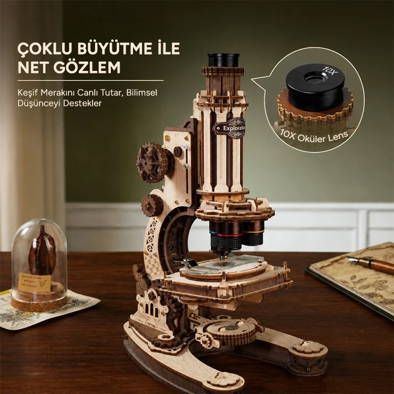 ROKR ST005 Microscope 3D Wooden Puzzle