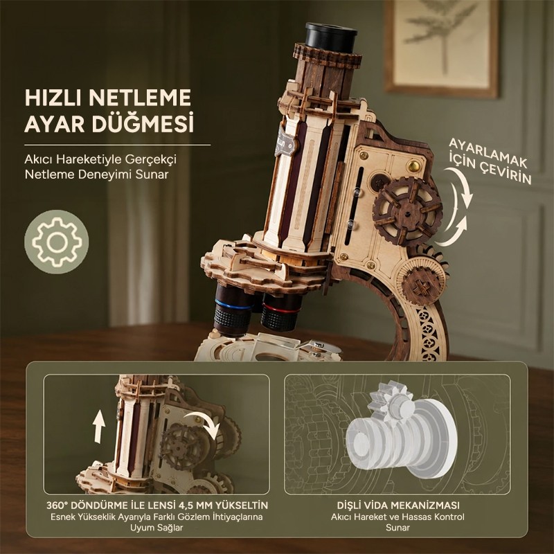 ROKR ST005 Microscope 3D Wooden Puzzle