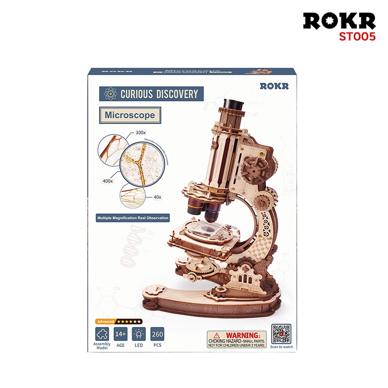 ROKR ST005 Microscope 3D Wooden Puzzle