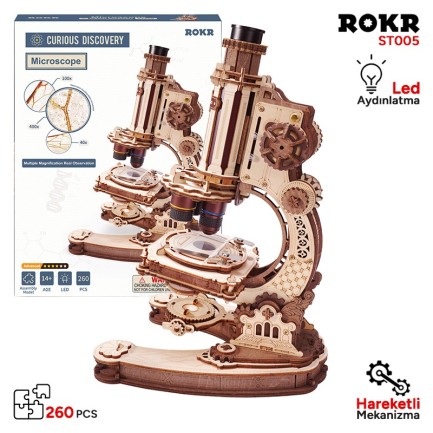 ROKR - ROKR ST005 Microscope 3D Wooden Puzzle