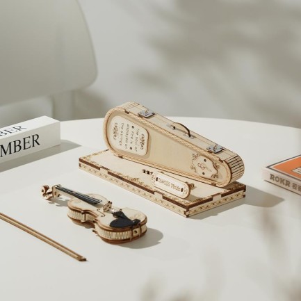ROKR TG604K Violin 3D Wooden Puzzle - Thumbnail