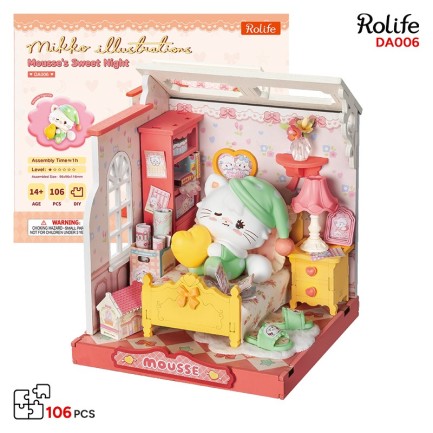Rolife - Rolife DA006 Mousse's Sweet Night 3D Wooden Puzzle