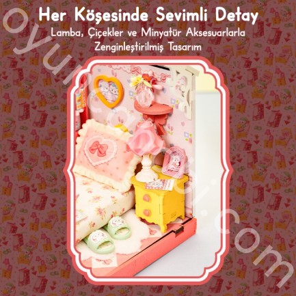 Rolife DA006 Mousse's Sweet Night 3D Wooden Puzzle - Thumbnail
