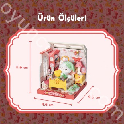 Rolife DA006 Mousse's Sweet Night 3D Wooden Puzzle - Thumbnail