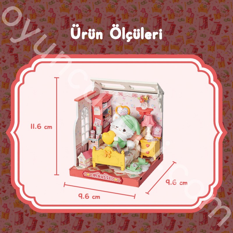 Rolife DA006 Mousse's Sweet Night 3D Wooden Puzzle