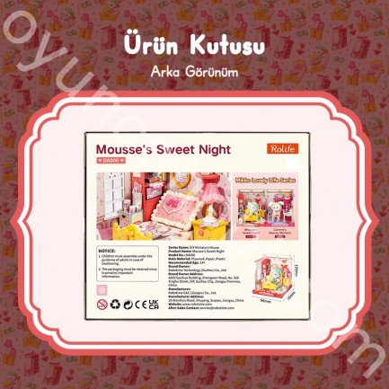 Rolife DA006 Mousse's Sweet Night 3D Wooden Puzzle - Thumbnail
