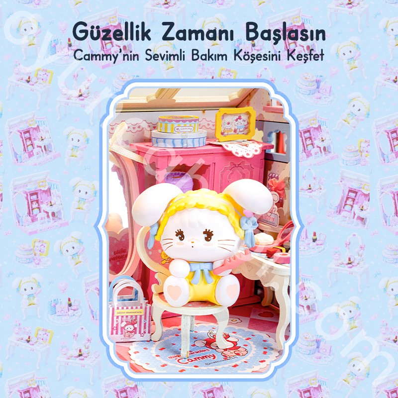 Rolife DA007 Cammy's Beauty Moment 3D Wooden Puzzle