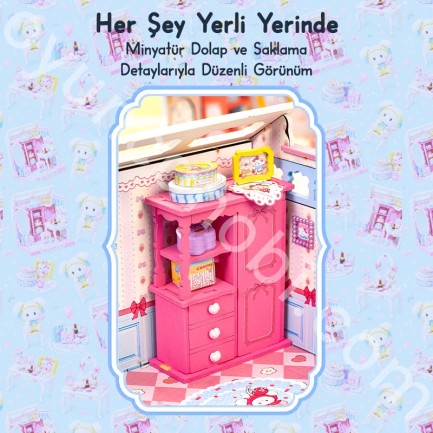 Rolife DA007 Cammy's Beauty Moment 3D Wooden Puzzle - Thumbnail