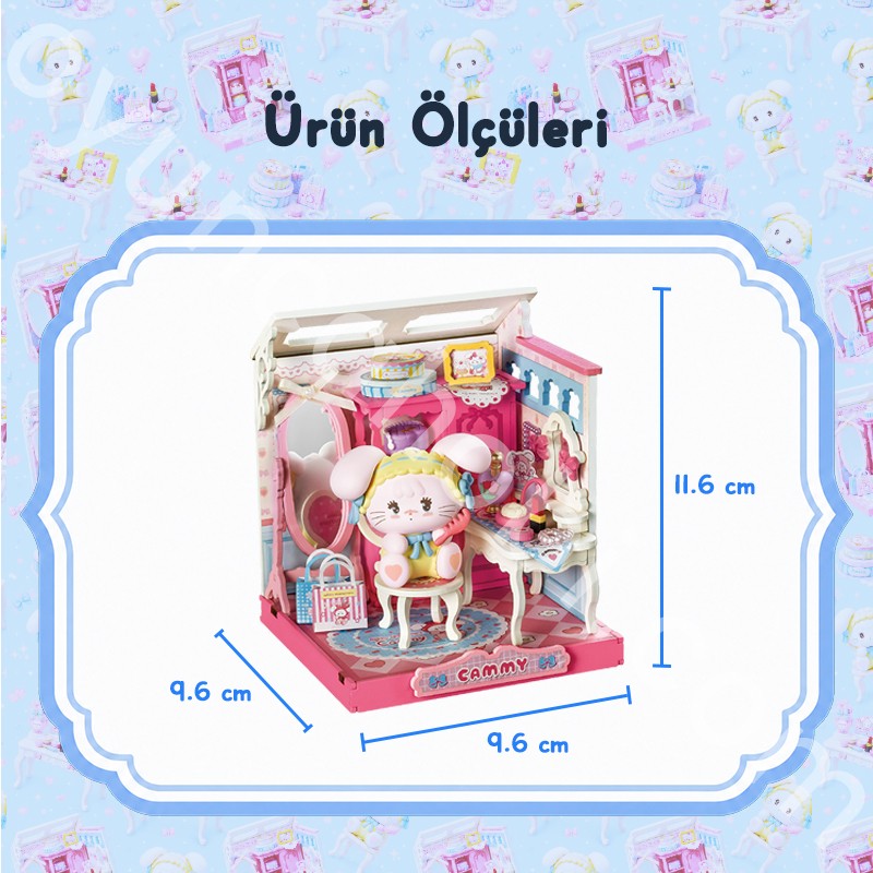 Rolife DA007 Cammy's Beauty Moment 3D Wooden Puzzle