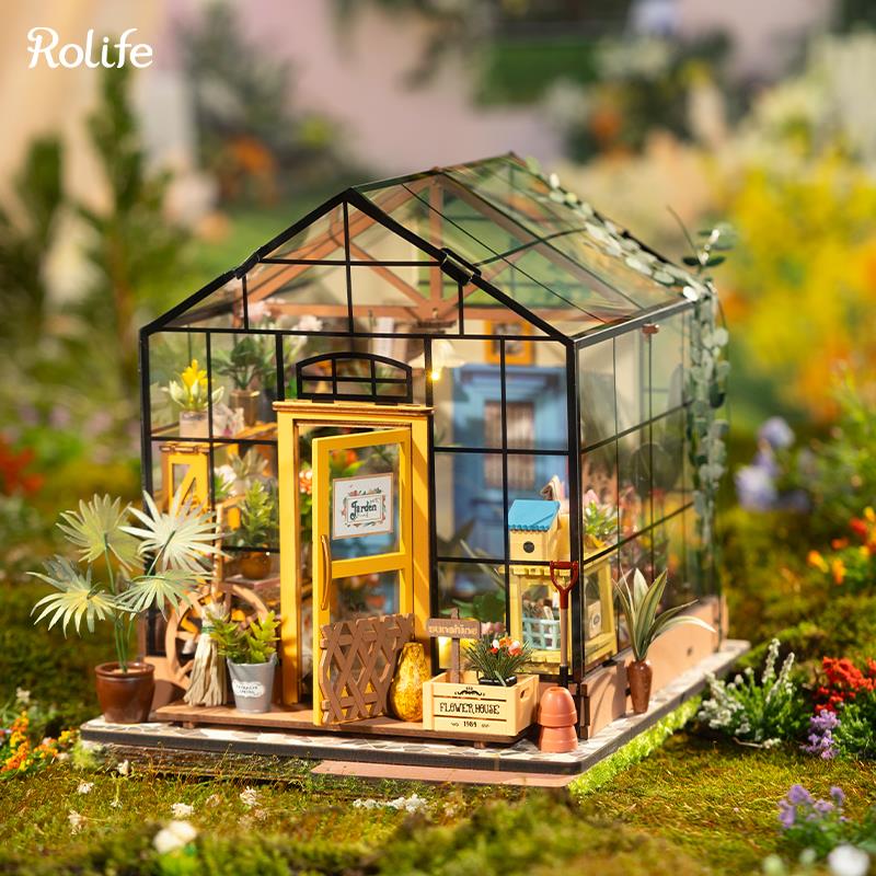Rolife DG104 Cathy's Flower House DIY Miniature House