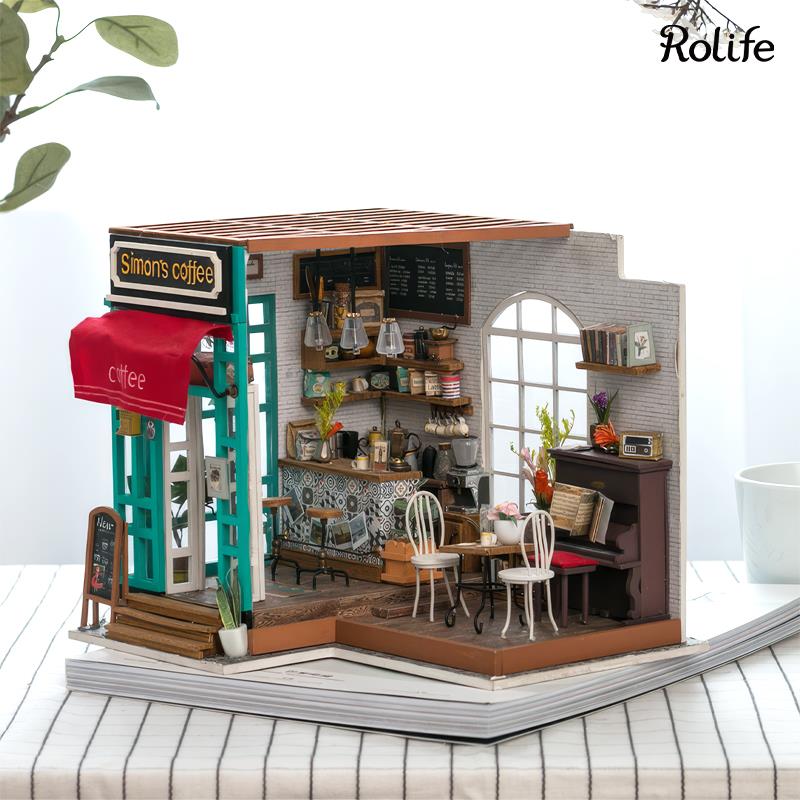 Rolife DG109 Simon's Coffee DIY Miniature House