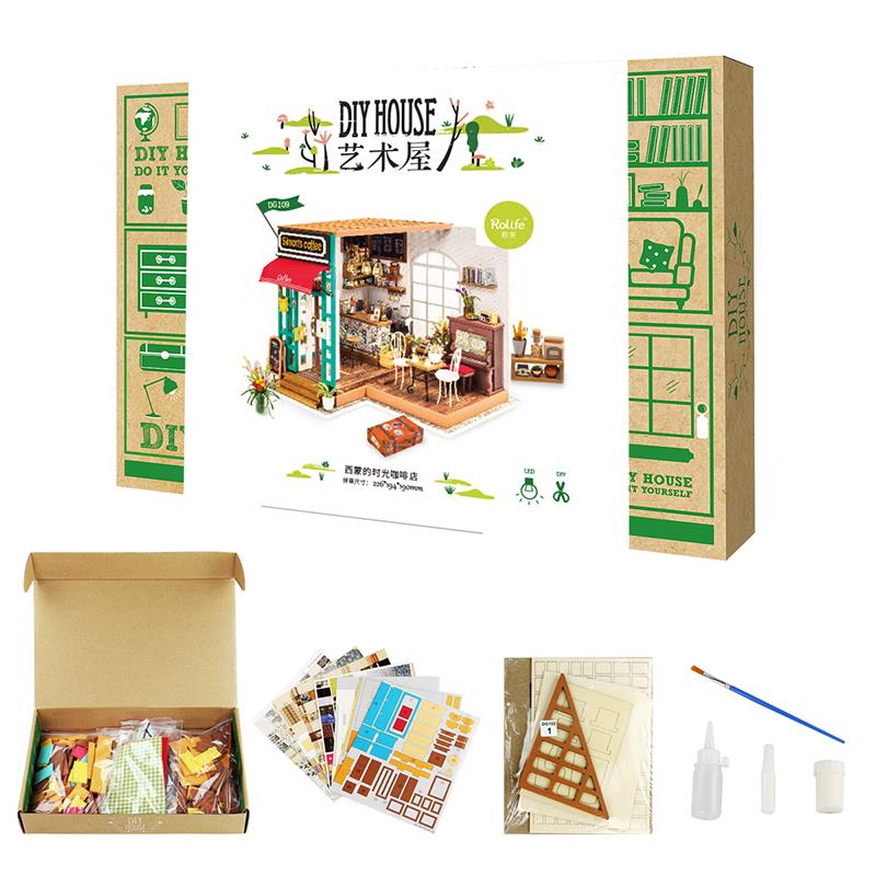 Rolife DG109 Simon's Coffee DIY Miniature House