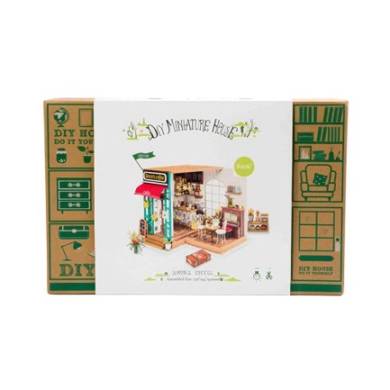 Rolife DG109 Simon's Coffee DIY Miniature House - Thumbnail