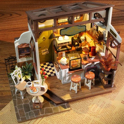 Rolife DG162 NO.17 Cafe DIY Miniature House - Thumbnail