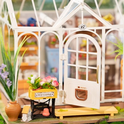Rolife DG163 Rüya Gibi Bahçe Evi (Dreamy Garden House) DIY Minyatür Maket Model Seti Mini Dollhouse 3D Model Kit Detaylı Dekoratif Hobi Seti 3D Puzzle Tiny House - Thumbnail