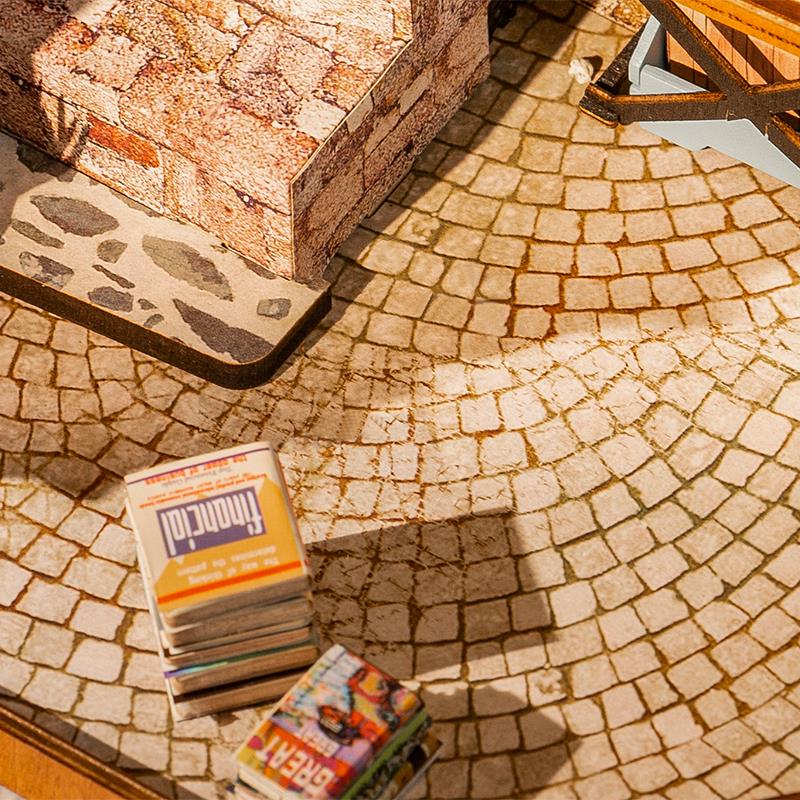 Rolife DG164 Corner Bookstore DIY Miniature House