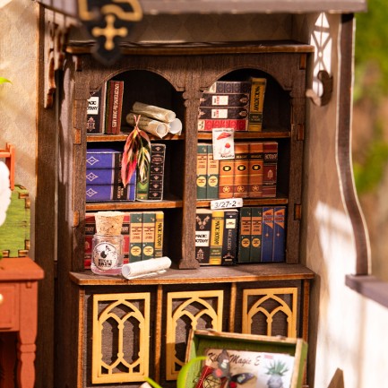 Rolife DG166 The Magic Study DIY Minyatür Maket Model Seti Mini Dollhouse 3D Model Kit Detaylı Dekoratif Hobi Seti 3D Puzzle Tiny House - Thumbnail